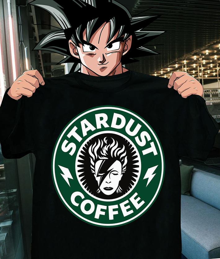 David Bowie Stardust coffee Starbucks t-shirt