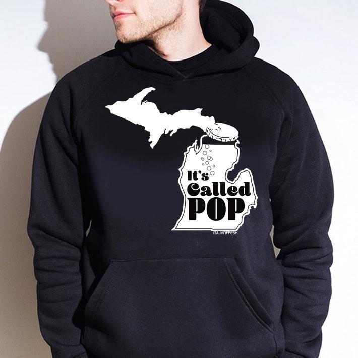 Michigan Map Its Called Pop t-shirt