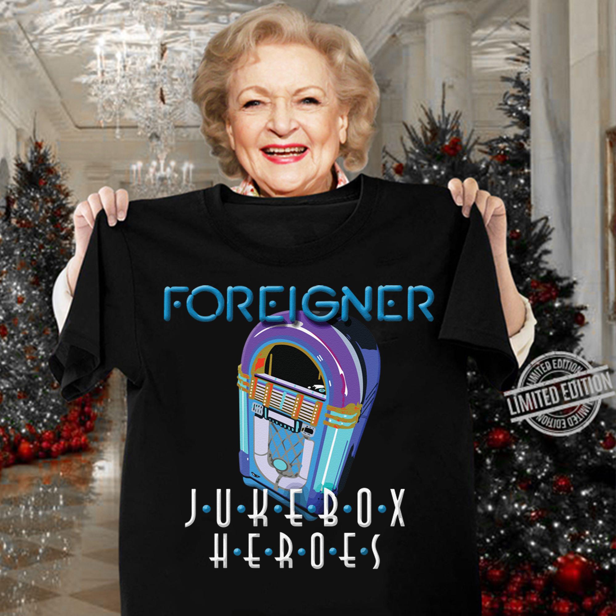 Foreigner Juke Box Heroes t-shirt woman shirt