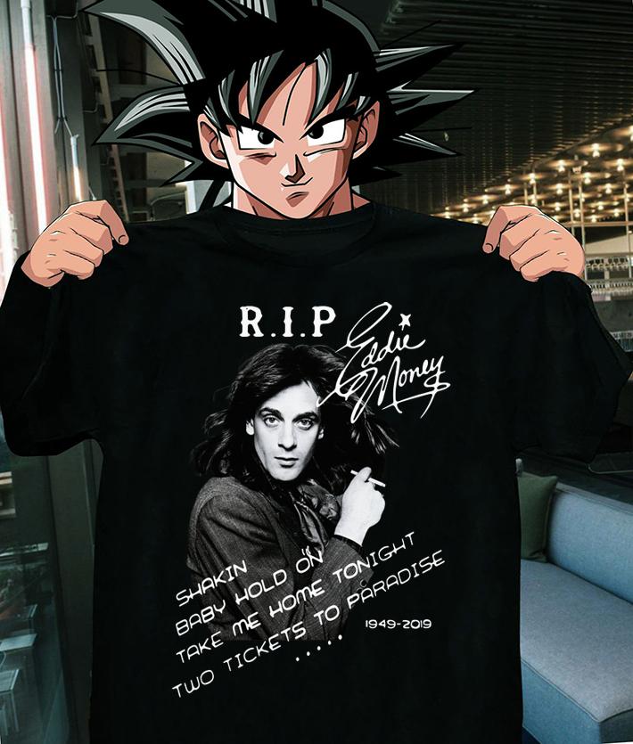 Rip Eddie Money Take Me Home Tonight 1949-2019 Signature t-shirt 9
