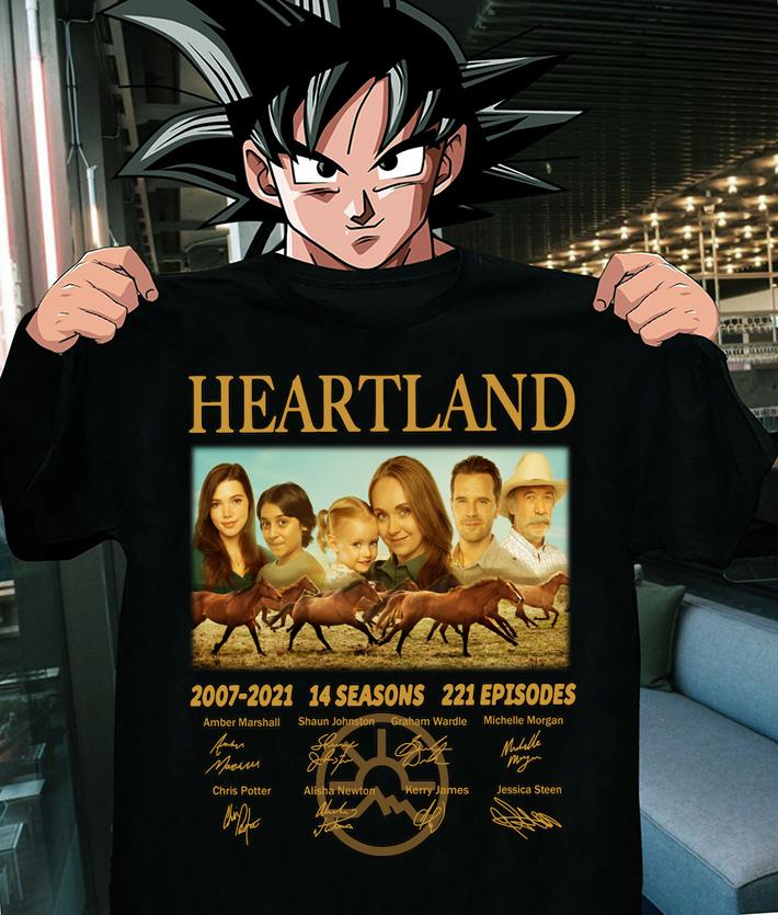 Heartland 2007-2021 14 seasons 221 episodes signatures123 t-shirt 9