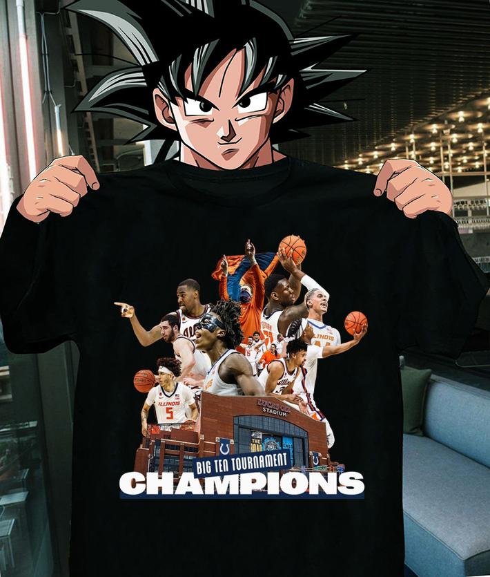 Illinois Fighting Illini men's basketball Big Tea Tournament Champions t-shirt 9