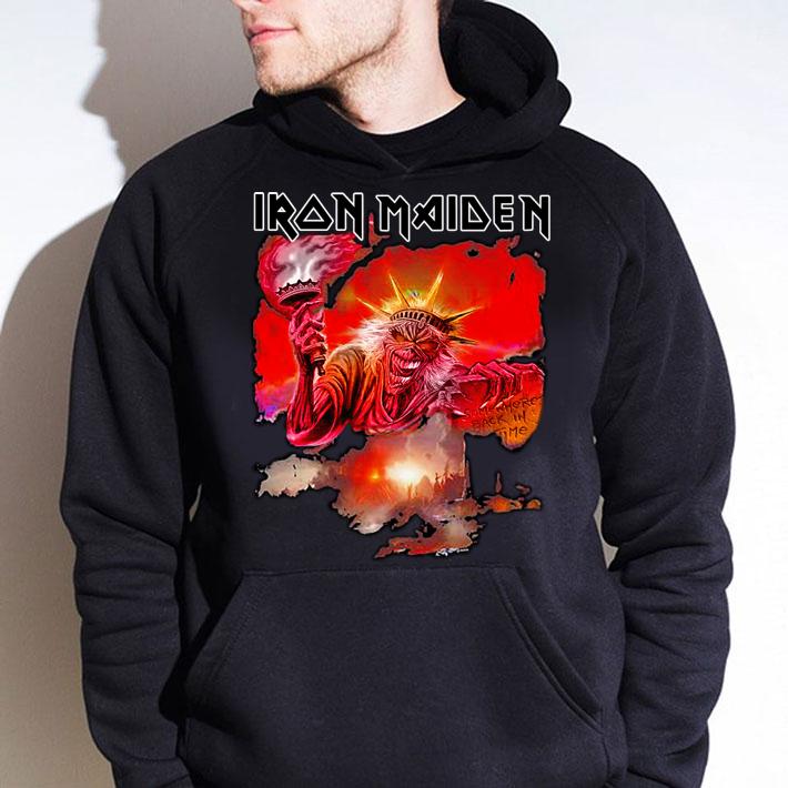 Iron Maiden Band Skeleton The Statue Of Liberty t-shirt Iron Maiden Band Skeleton The Statue Of Liberty t-shirt