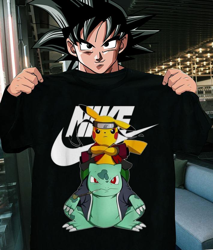 Pokémon Nike Naruto Pikachu t-shirt