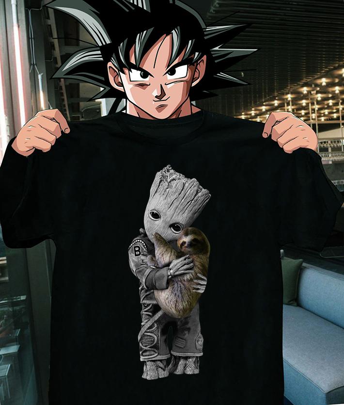 Baby Groot Hug Sloth t-shirt