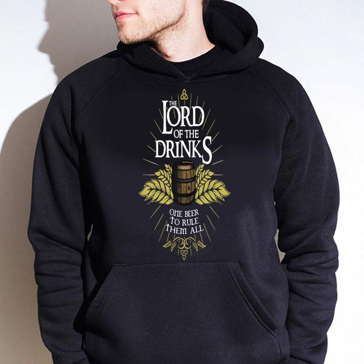 The Lord Of The Drinks One Beer To Rule Them All t-shirt