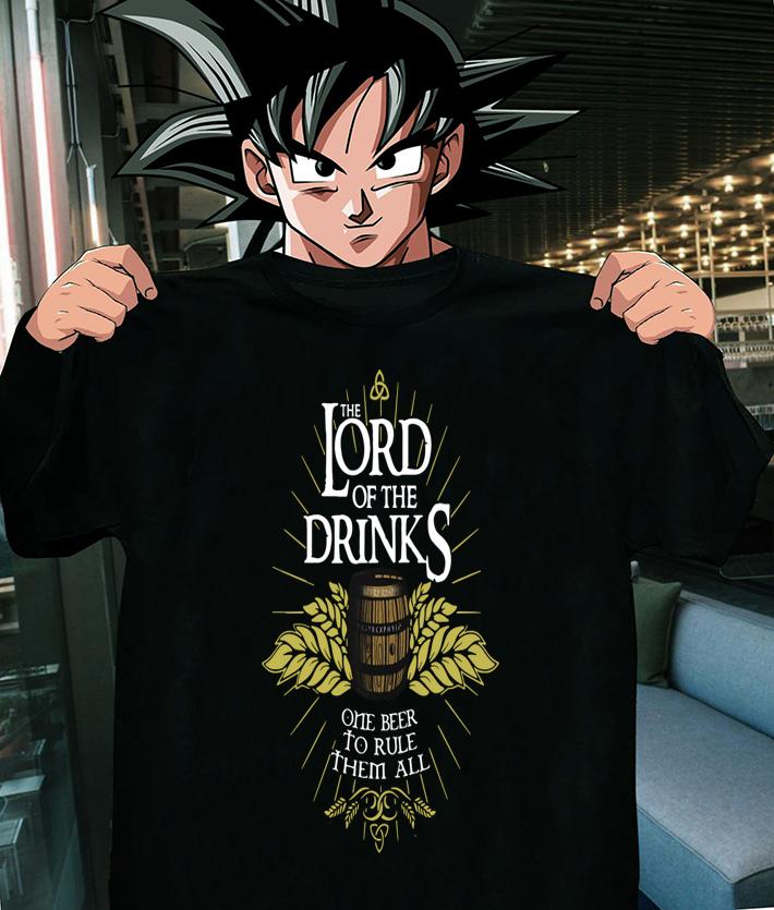 The Lord Of The Drinks One Beer To Rule Them All t-shirt