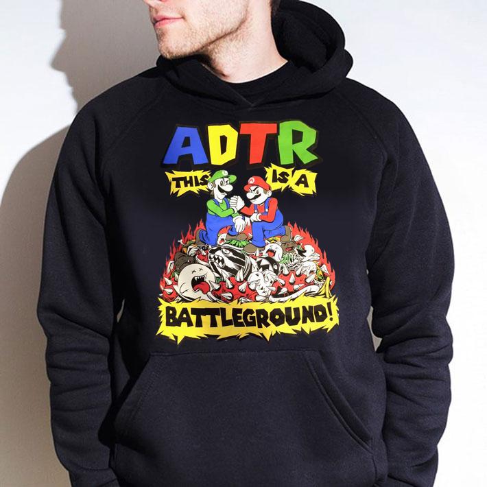 Adtr This Is A Battleground Super Mario t-shirt