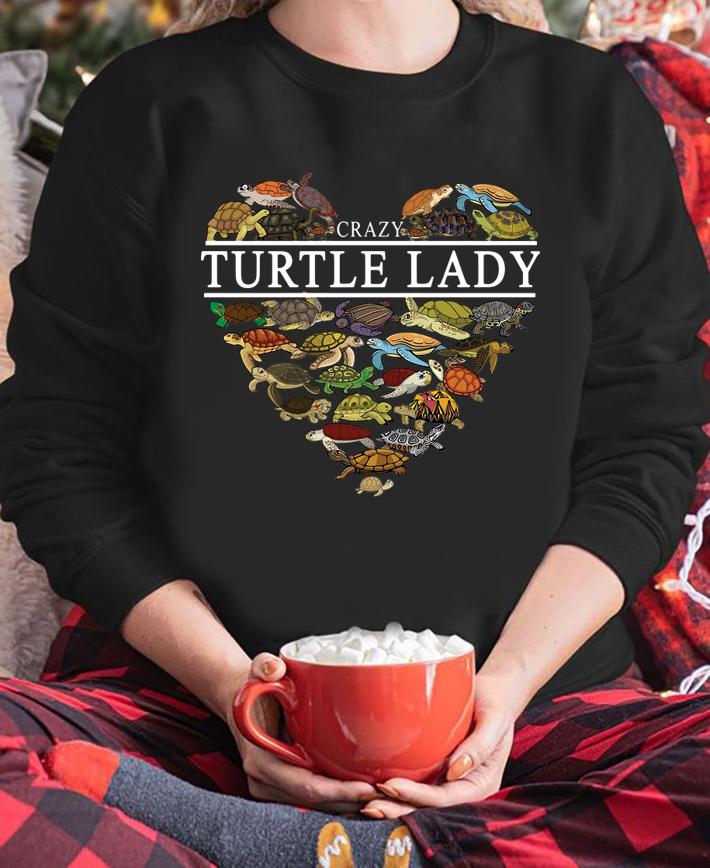 Crazy Turtle lady Turtle Aholic t-shirt