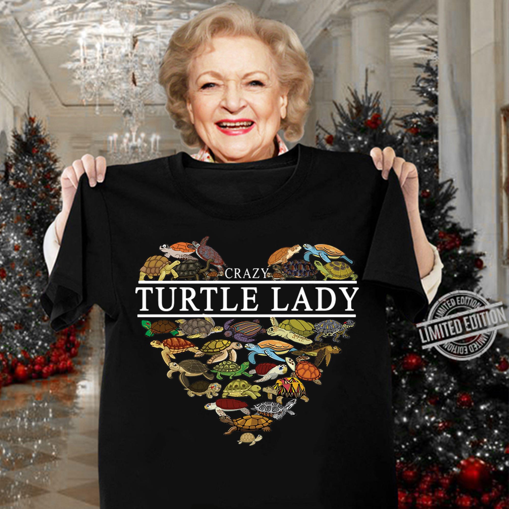 Crazy Turtle lady Turtle Aholic t-shirt