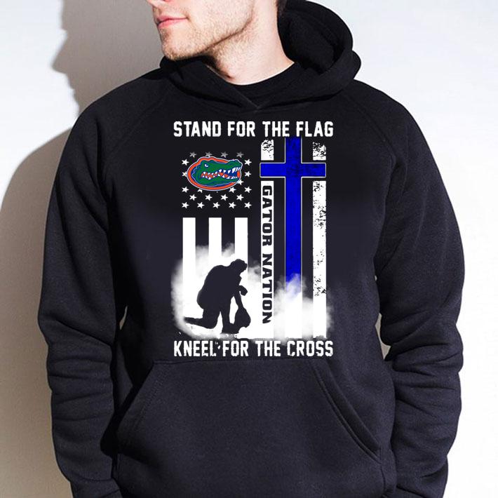 Stand For The Flag Florida Gators Nation Kneel For The Cross t-shirt
