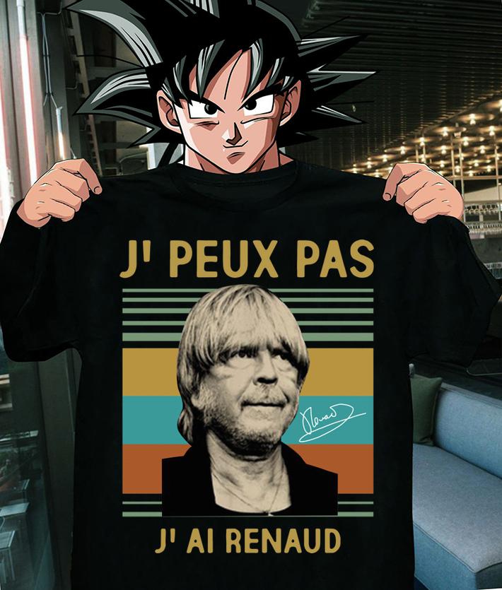 Vintage Rick Wakeman J'peux Pas J'ai Renaud Signature t-shirt