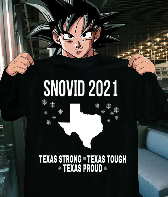 2021 Snovid Survivor Texas Strong Texas Tough Texas Proud t-shirt
