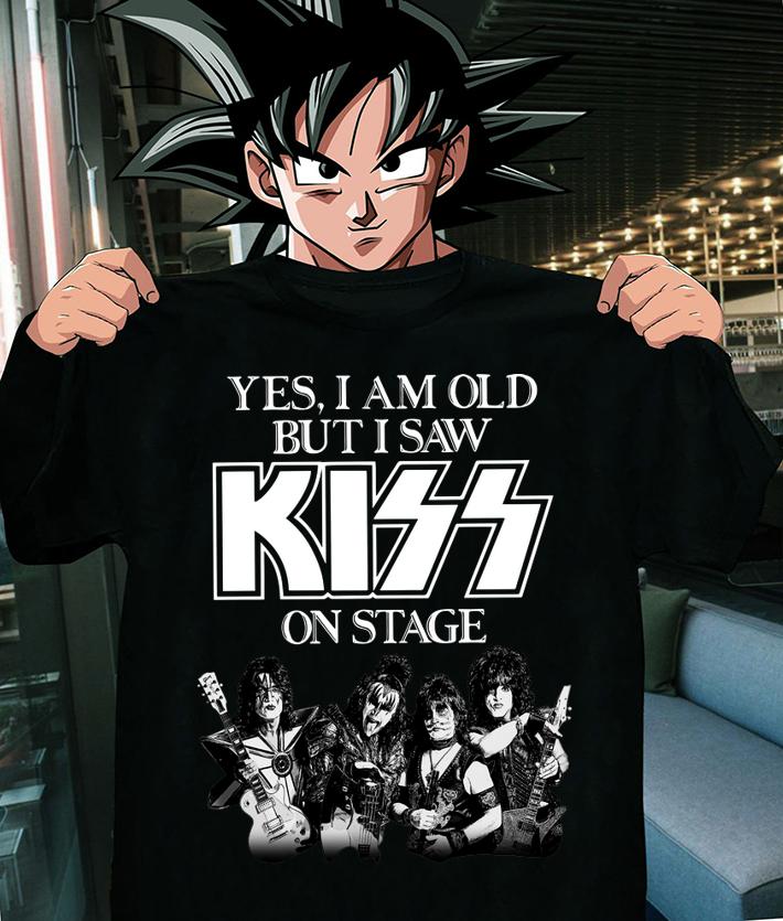 Original Yes I Am Old But I Saw Kiss On Stage t-shirt