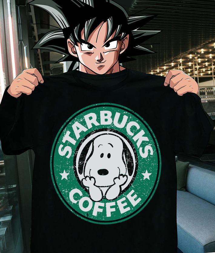 Funny Snoopy Starbucks Coffee t-shirt