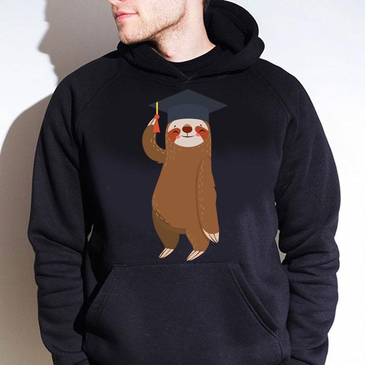 Pretty Sloth Graduation Smiling Sloth Graduate Gift t-shirt