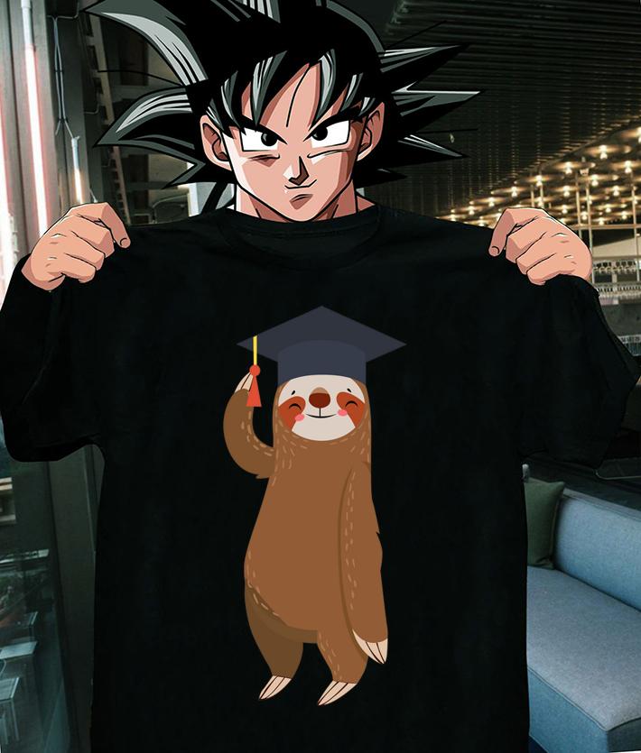 Pretty Sloth Graduation Smiling Sloth Graduate Gift t-shirt