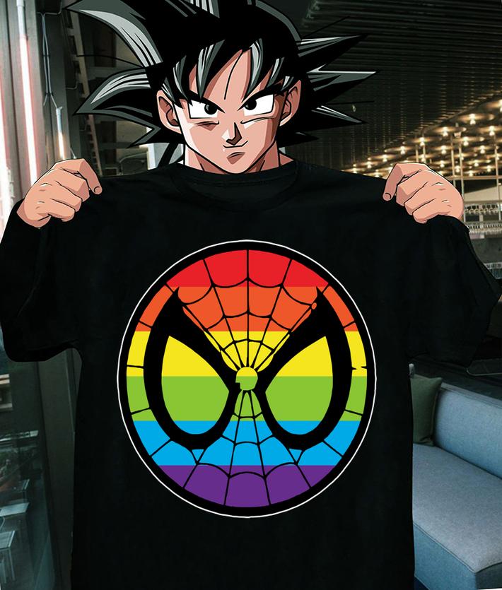 LGBT World Pride 2019 Rainbow Spider Man Mark t-shirt