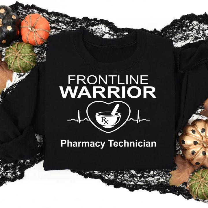 Frontline Warrior Pharmacy Technician t-shirt