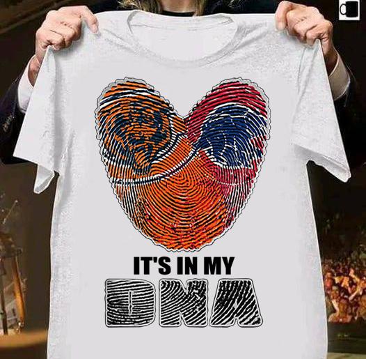 Love Chicago Bears Chicago Cubs it's in my DNA t-shirt 1 Clothing, Independencedayshirt News