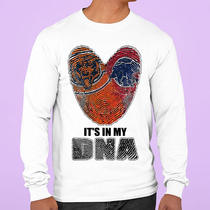Love Chicago Bears Chicago Cubs it's in my DNA t-shirt