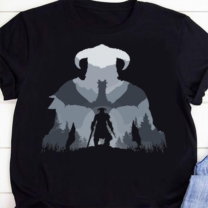 The Elder Scrolls V Skyrim Dragonborn t-shirt 1 Clothing, Independencedayshirt News