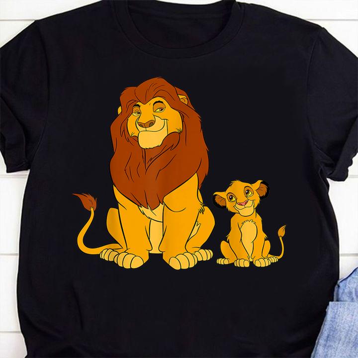 Disney The Lion King Young Simba and Mufasa t-shirt 48 Clothing