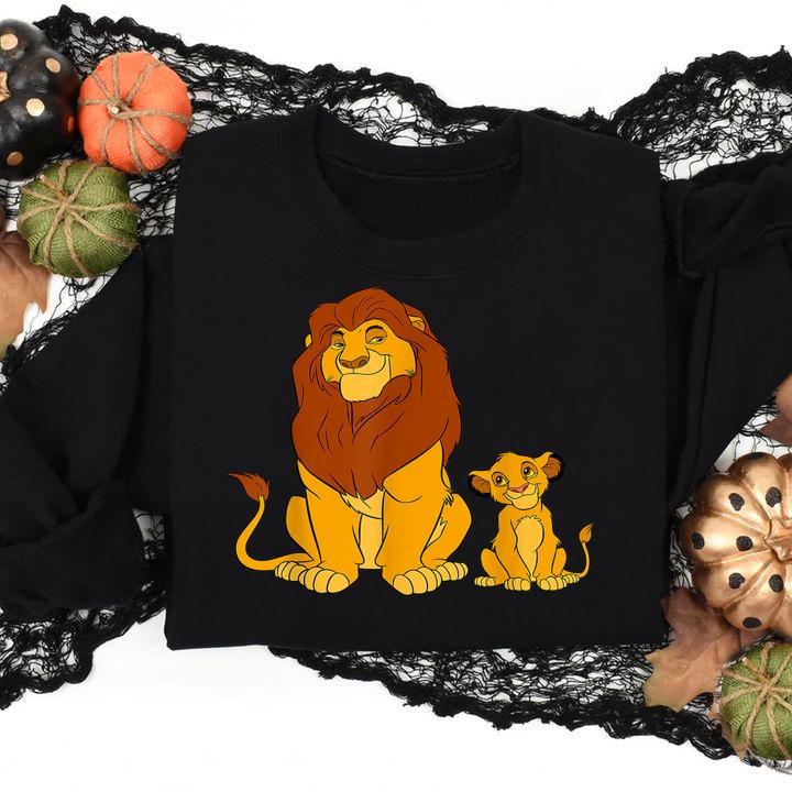 Disney The Lion King Young Simba and Mufasa t-shirt