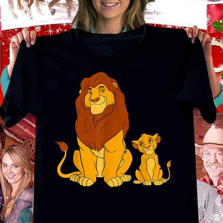 Disney The Lion King Young Simba and Mufasa t-shirt