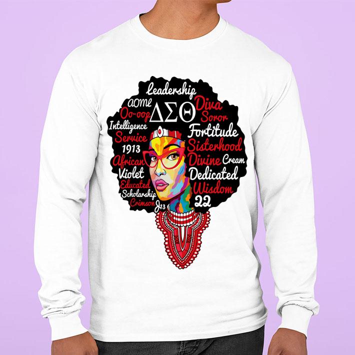 Best price Delta DST Sorority Natural Hair Diva Sigma Theta Paraphernalia t-shirt
