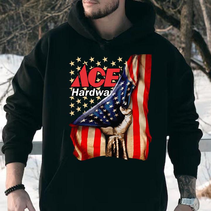 Ace Hardware American Flag 4th Of July t-shirt