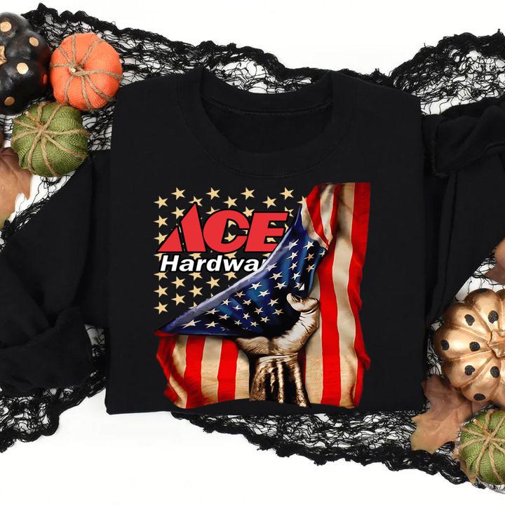 Ace Hardware American Flag 4th Of July t-shirt
