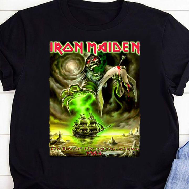 Iron Maiden The Rime Of The Ancient Mariner t-shirt 5 Clothing, Independencedayshirt News