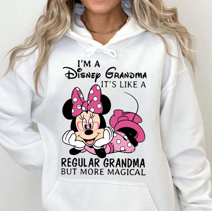 Minnie mouse I'm a Disney grandma it's like a regular grandma but more magical t-shirt