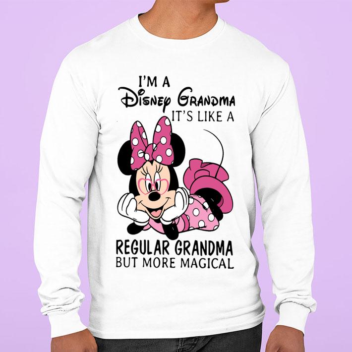 Minnie mouse I'm a Disney grandma it's like a regular grandma but more magical t-shirt