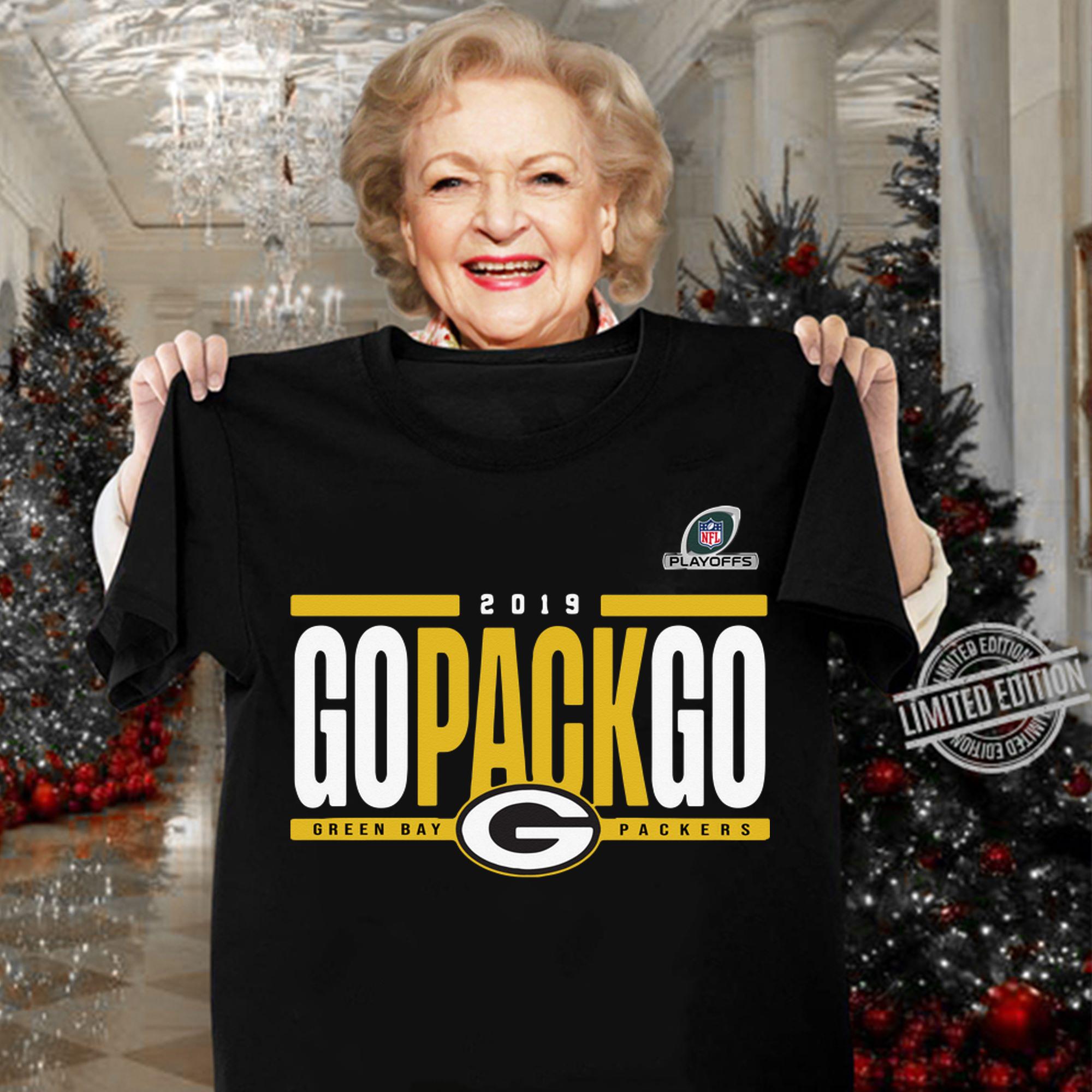 2019 Go Pack Go Green Bay Packers t-shirt woman shirt
