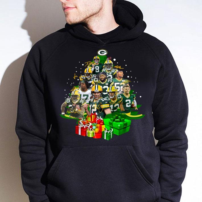 Green Bay Packers Players Christmas Trees t-shirt hoodie