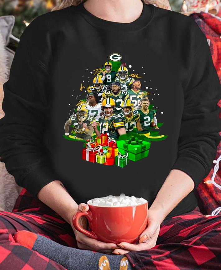 Green Bay Packers Players Christmas Trees t-shirt sweatshirt