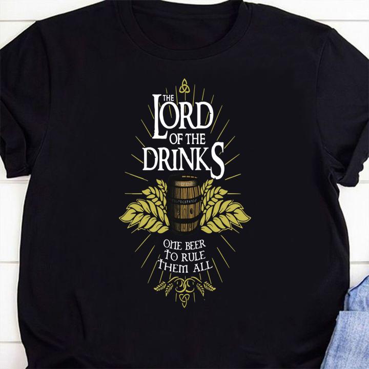 The Lord Of The Drinks One Beer To Rule Them All t-shirt 5