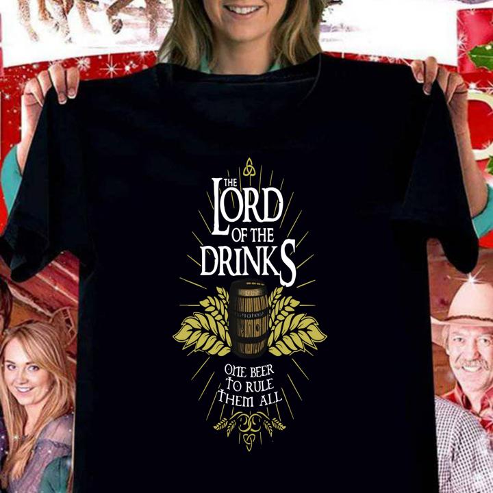 The Lord Of The Drinks One Beer To Rule Them All t-shirt