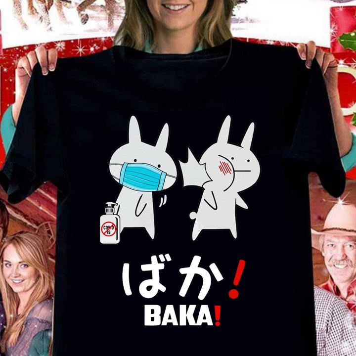 Baka Rabbit Slap Mask Covid-19 t-shirt