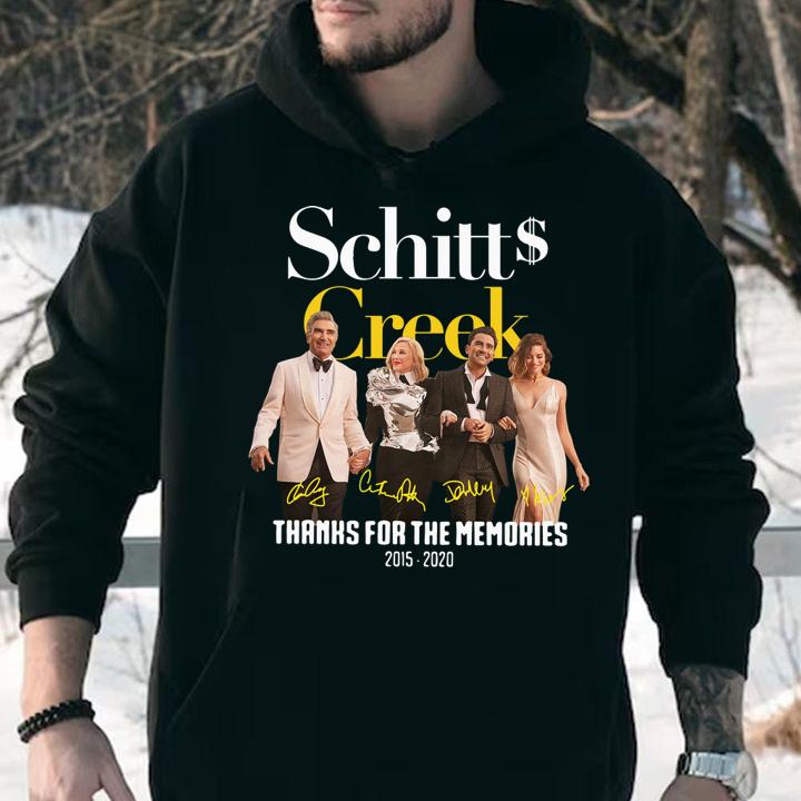 Schitt Creek Signature Thanks For The Memories 2015 2020 t-shirt