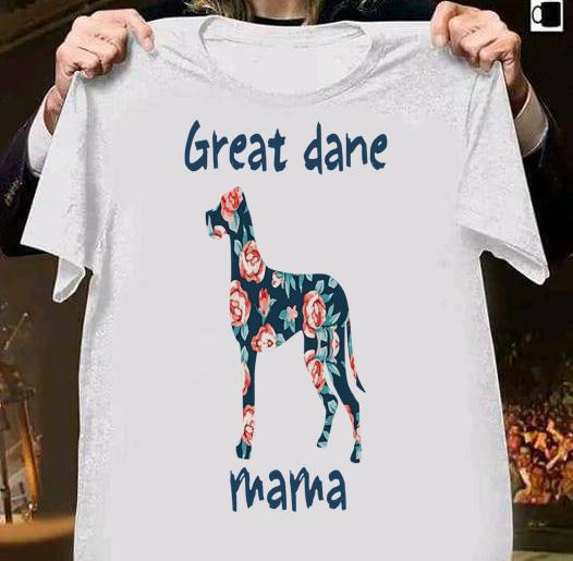 Beautiful Great-dane Pajamas For Women Mom - Mama Grandma Tee t-shirt 1