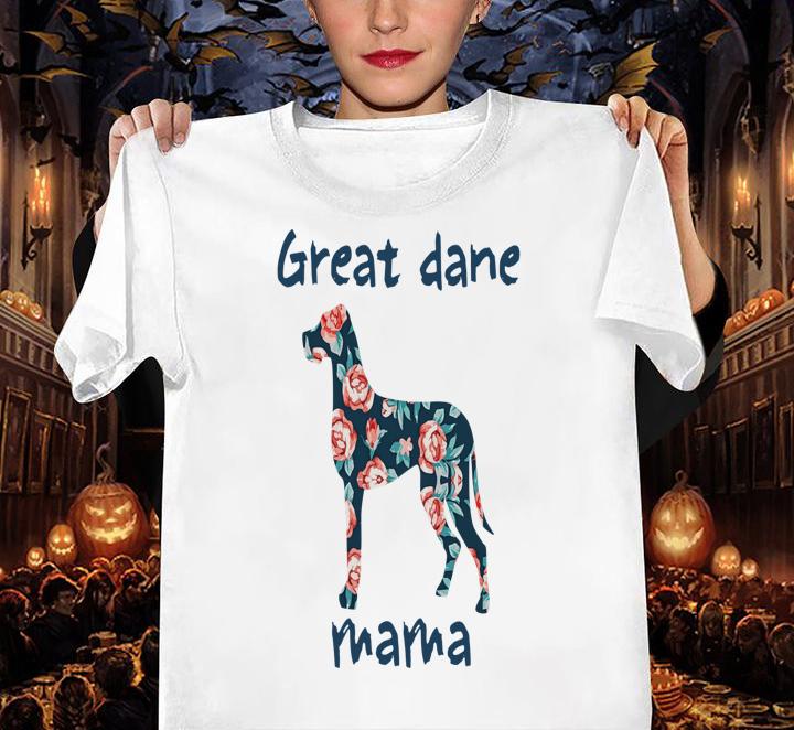 Beautiful Great-dane Pajamas For Women Mom - Mama Grandma Tee t-shirt