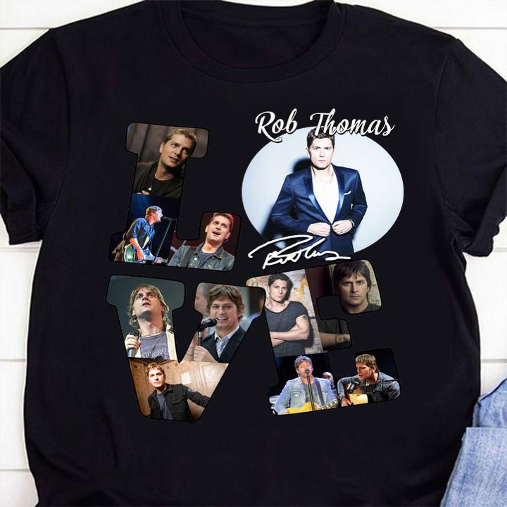 Love Rob Thomas Signature Matchbox Twenty t-shirt 1
