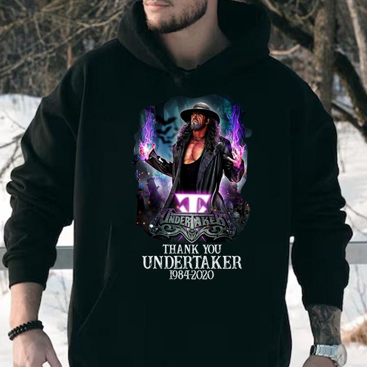 Thank You Undertaker 1984-2020 Mark William Calaway t-shirt