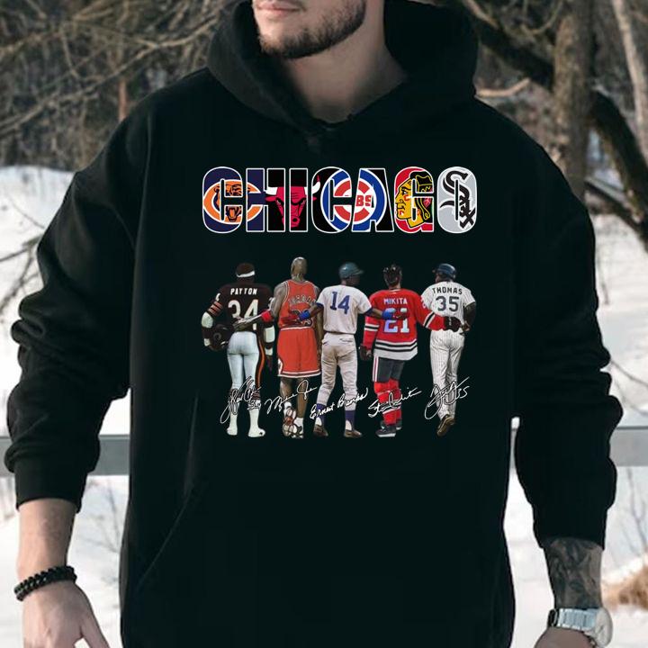 Chicago Sports Team Signatures t-shirt