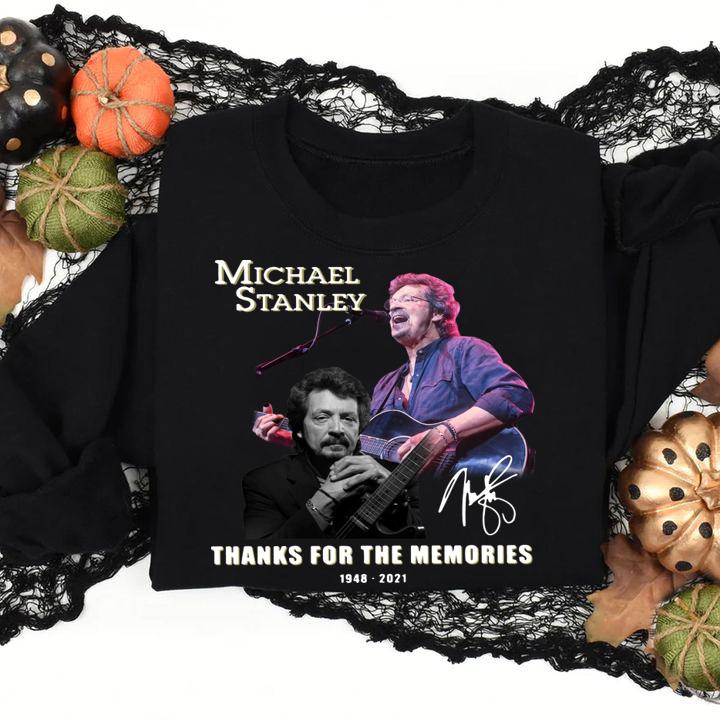 Michael Stanley signature thanks for the memories 1948-2021 t-shirt
