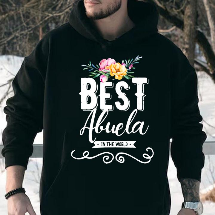 Premium Best Abuela in The World Hispanic Grandmother day t-shirt