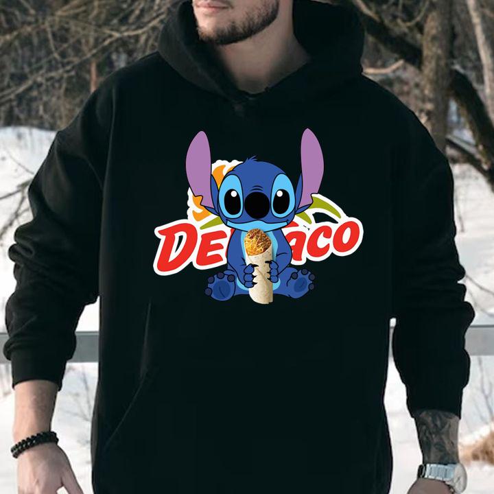 Stitch mashup Del Taco t-shirt